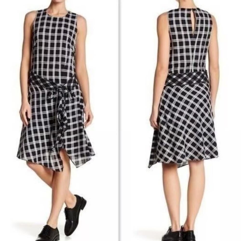 Rag + Bone Brighton Plaid Tank Wrap Dress size small